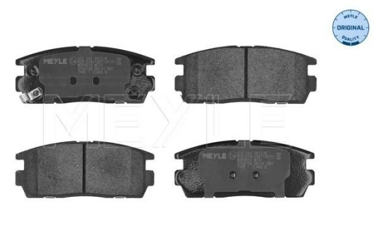Brake Pad Set, disc brake MEYLE-ORIGINAL Quality 025 244 9815/W