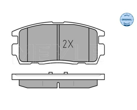 Brake Pad Set, disc brake MEYLE-ORIGINAL Quality 025 244 9815/W, Image 3