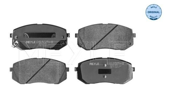 Brake Pad Set, disc brake MEYLE-ORIGINAL Quality 025 245 0116/W