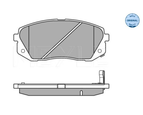 Brake Pad Set, disc brake MEYLE-ORIGINAL Quality 025 245 0116/W, Image 4