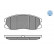 Brake Pad Set, disc brake MEYLE-ORIGINAL Quality 025 245 1016/W