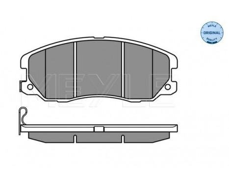 Brake Pad Set, disc brake MEYLE-ORIGINAL Quality 025 245 1016/W, Image 2