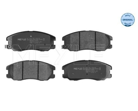 Brake Pad Set, disc brake MEYLE-ORIGINAL Quality 025 245 1016/W, Image 4