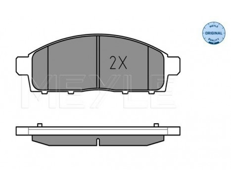 Brake Pad Set, disc brake MEYLE-ORIGINAL Quality 025 245 2916/W, Image 2