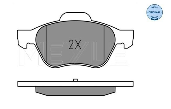 Brake Pad Set, disc brake MEYLE-ORIGINAL Quality 025 245 3518, Image 2
