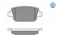 Brake Pad Set, disc brake MEYLE-ORIGINAL Quality 025 245 3715