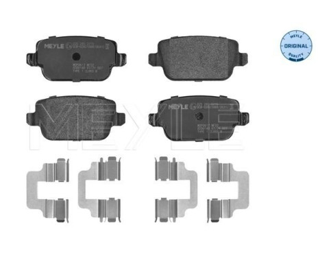 Brake Pad Set, disc brake MEYLE-ORIGINAL Quality 025 245 3715, Image 2