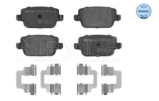 Brake Pad Set, disc brake MEYLE-ORIGINAL Quality 025 245 3715, Image 2
