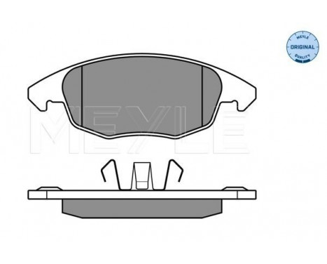 Brake Pad Set, disc brake MEYLE-ORIGINAL Quality 025 245 3818