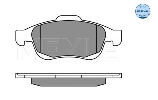 Brake Pad Set, disc brake MEYLE-ORIGINAL Quality 025 245 3818, Image 2