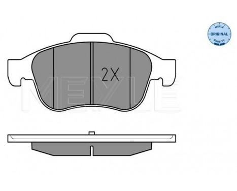 Brake Pad Set, disc brake MEYLE-ORIGINAL Quality 025 245 3819/W, Image 2