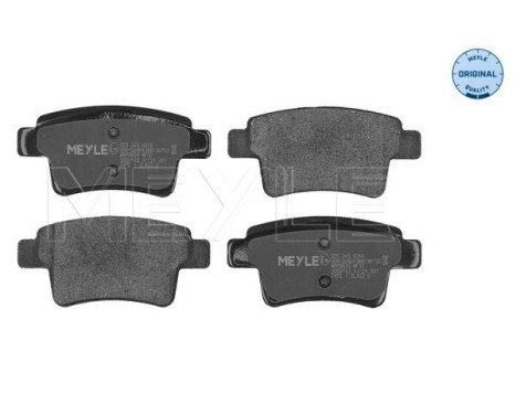 Brake Pad Set, disc brake MEYLE-ORIGINAL Quality 025 245 4016