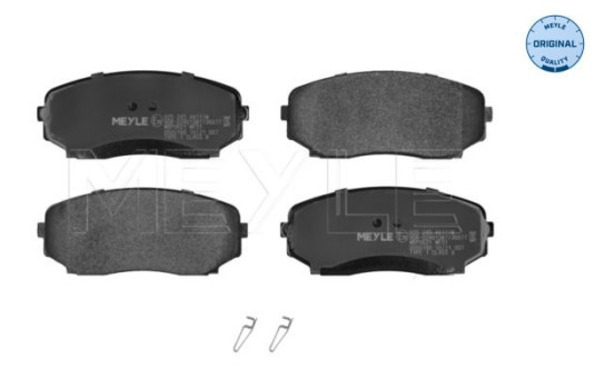 Brake Pad Set, disc brake MEYLE-ORIGINAL Quality 025 245 4417/W