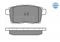 Brake Pad Set, disc brake MEYLE-ORIGINAL Quality 025 245 4517