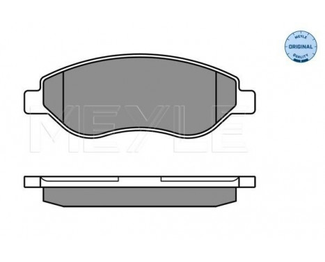 Brake Pad Set, disc brake MEYLE-ORIGINAL Quality 025 245 5019/W