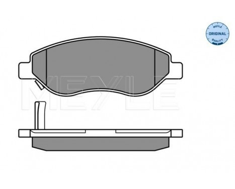 Brake Pad Set, disc brake MEYLE-ORIGINAL Quality 025 245 5019/W, Image 2