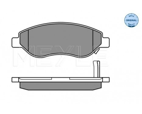 Brake Pad Set, disc brake MEYLE-ORIGINAL Quality 025 245 5019/W, Image 3