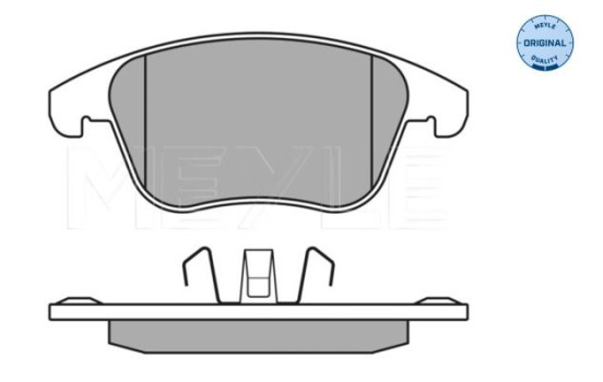 Brake Pad Set, disc brake MEYLE-ORIGINAL Quality 025 245 5719, Image 3