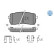 Brake Pad Set, disc brake MEYLE-ORIGINAL Quality 025 245 5915/W