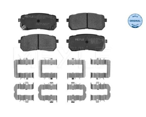 Brake Pad Set, disc brake MEYLE-ORIGINAL Quality 025 245 5915/W, Image 2