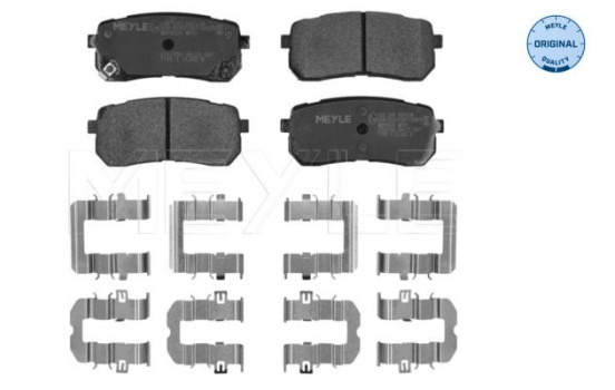 Brake Pad Set, disc brake MEYLE-ORIGINAL Quality 025 245 5915/W, Image 2