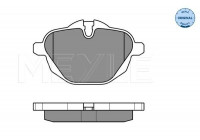 Brake Pad Set, disc brake MEYLE-ORIGINAL Quality 025 245 6118