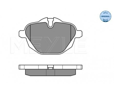Brake Pad Set, disc brake MEYLE-ORIGINAL Quality 025 245 6118