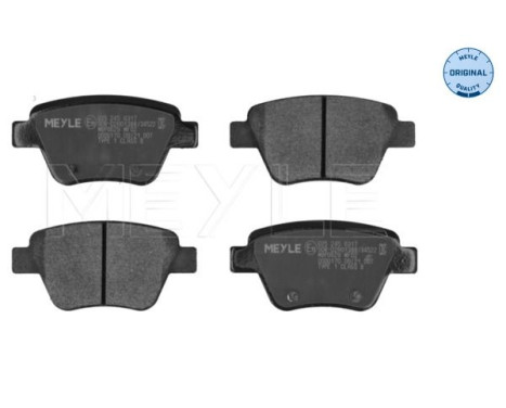 Brake Pad Set, disc brake MEYLE-ORIGINAL Quality 025 245 6317, Image 2