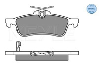 Brake Pad Set, disc brake MEYLE-ORIGINAL Quality 025 245 7415/W