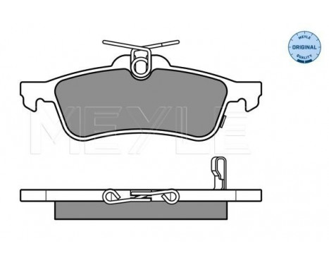 Brake Pad Set, disc brake MEYLE-ORIGINAL Quality 025 245 7415/W, Image 2