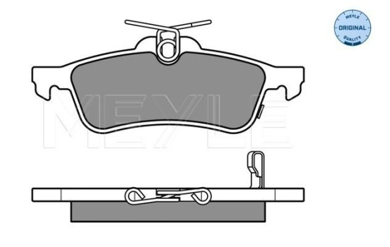 Brake Pad Set, disc brake MEYLE-ORIGINAL Quality 025 245 7415/W, Image 2