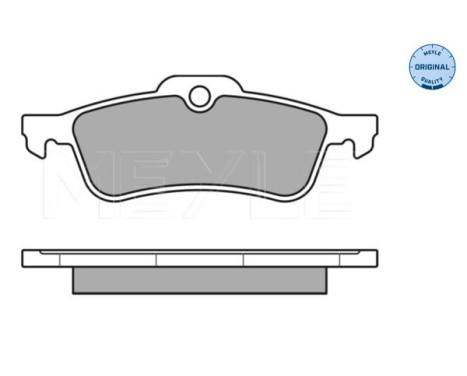 Brake Pad Set, disc brake MEYLE-ORIGINAL Quality 025 245 7415/W, Image 3