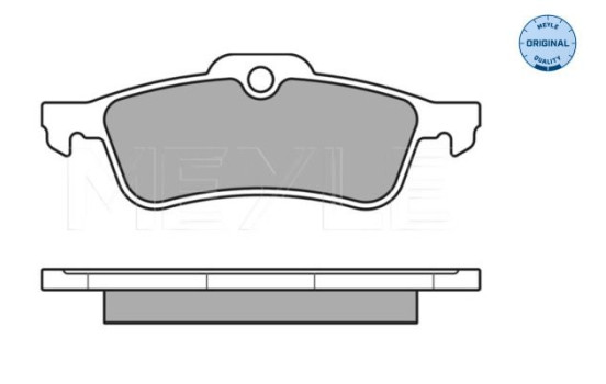 Brake Pad Set, disc brake MEYLE-ORIGINAL Quality 025 245 7415/W, Image 3