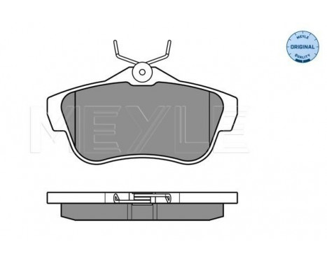 Brake Pad Set, disc brake MEYLE-ORIGINAL Quality 025 245 7816