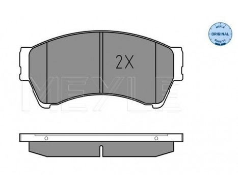 Brake Pad Set, disc brake MEYLE-ORIGINAL Quality 025 245 8217/W, Image 2