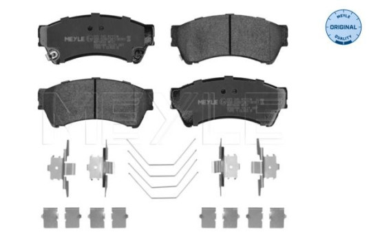 Brake Pad Set, disc brake MEYLE-ORIGINAL Quality 025 245 8217/W