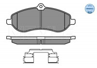 Brake Pad Set, disc brake MEYLE-ORIGINAL Quality 025 245 9518/W