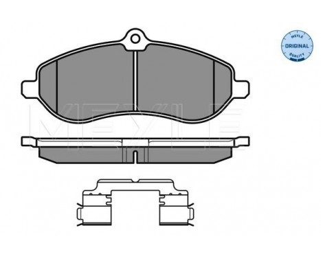 Brake Pad Set, disc brake MEYLE-ORIGINAL Quality 025 245 9518/W