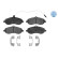 Brake Pad Set, disc brake MEYLE-ORIGINAL Quality 025 245 9518/W, Thumbnail 3