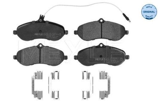 Brake Pad Set, disc brake MEYLE-ORIGINAL Quality 025 245 9518/W, Image 3