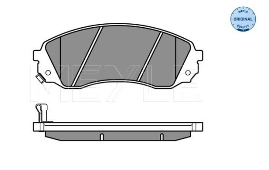 Brake Pad Set, disc brake MEYLE-ORIGINAL Quality 025 245 9717/W, Image 2