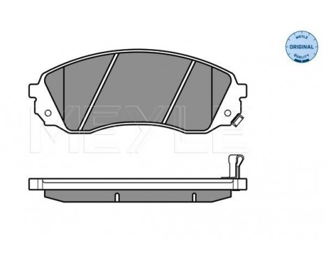 Brake Pad Set, disc brake MEYLE-ORIGINAL Quality 025 245 9717/W, Image 3