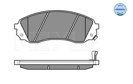 Brake Pad Set, disc brake MEYLE-ORIGINAL Quality 025 245 9717/W, Image 3