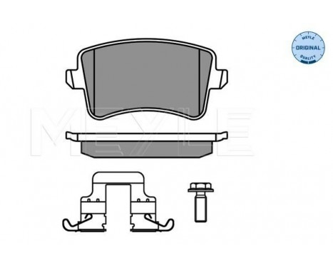 Brake Pad Set, disc brake MEYLE-ORIGINAL Quality 025 246 0617/K1, Image 2