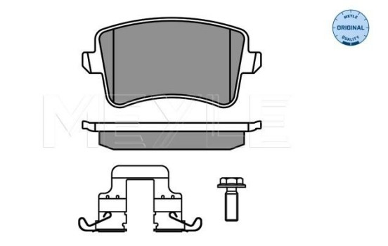 Brake Pad Set, disc brake MEYLE-ORIGINAL Quality 025 246 0617/K1, Image 2