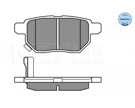 Brake Pad Set, disc brake MEYLE-ORIGINAL Quality 025 246 1015/W, Image 2