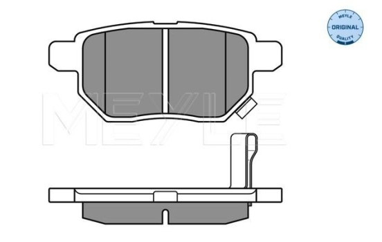 Brake Pad Set, disc brake MEYLE-ORIGINAL Quality 025 246 1015/W, Image 3