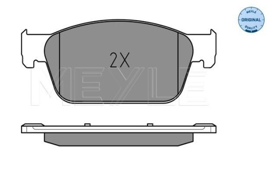 Brake Pad Set, disc brake MEYLE-ORIGINAL Quality 025 246 2318/W, Image 2