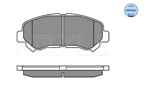 Brake Pad Set, disc brake MEYLE-ORIGINAL Quality 025 246 3217