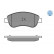 Brake Pad Set, disc brake MEYLE-ORIGINAL Quality 025 246 3819/W, Thumbnail 2